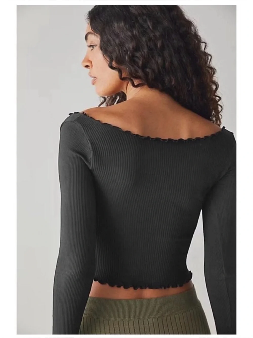 Free People Intimately Easy to Love Seamless Long Sleeve Top